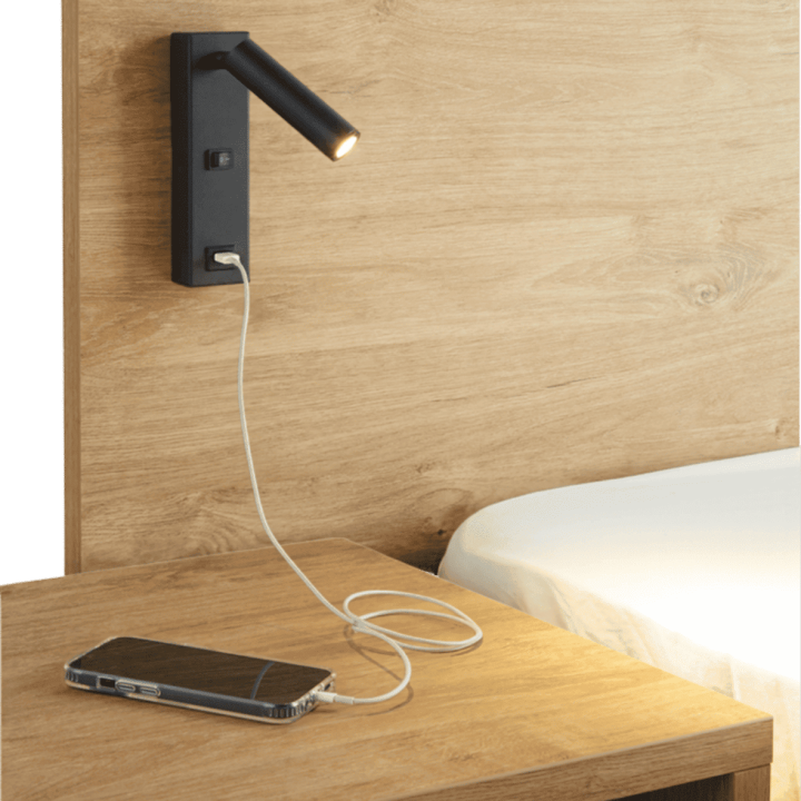 Lit 140x200 Clara golden oak
