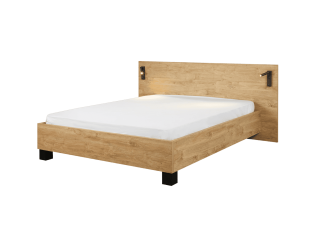 Lit 180x200 Clara golden oak