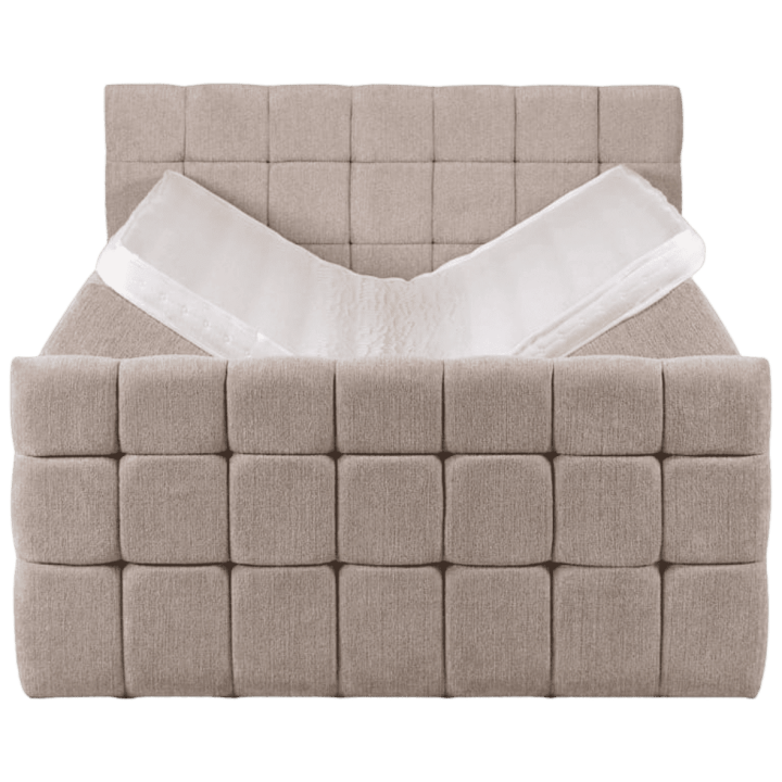 Lit Boxspring - 180 x 200 cm - Boston avec coffre