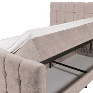 Lit Boxspring - 180 x 200 cm - Boston avec coffre