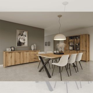 Table 170 cm - Bordo XTA17