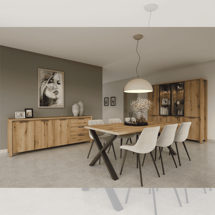 Table 170 cm - Bordo XTA17