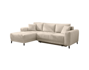 Canapé d'angle convertible Beverly beige