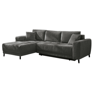 Canapé convertible Beverly chenille gris foncé