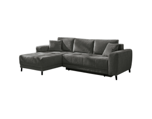 Canapé convertible Beverly chenille gris foncé