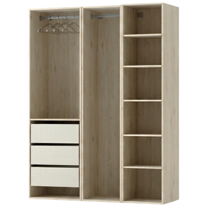 Dressing casa 150 cm chêne hickory