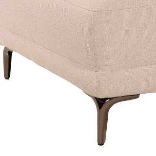 Salon d'angle droit Cologne Beige avec relax électrique