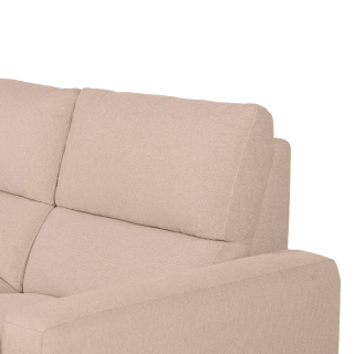 Salon d'angle droit Cologne Beige avec relax électrique