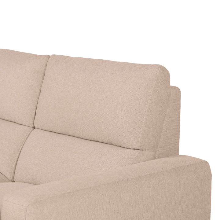 Salon d'angle droit Cologne Beige avec relax électrique