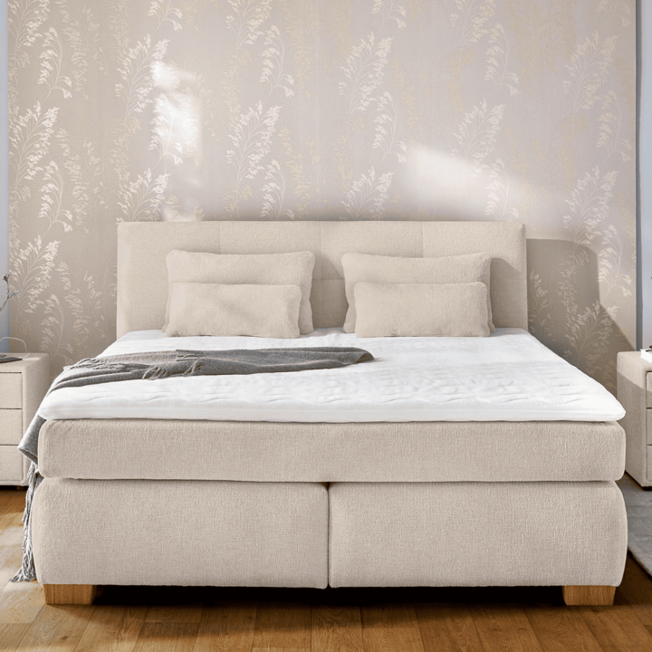 Lit boxspring Ulla 160 x 200 cm Beige