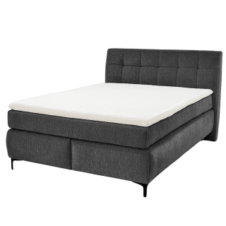 Lit boxspring Gitta 140x200 cm Gris