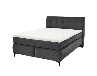 Lit boxspring Gitta 140x200 cm Gris