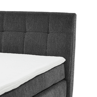 Lit boxspring Gitta 140x200 cm Gris