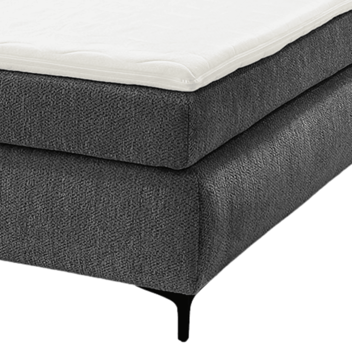 Lit boxspring Gitta 140x200 cm Gris