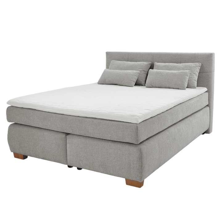 Lit boxspring Ulla 180 x 200 cm gris
