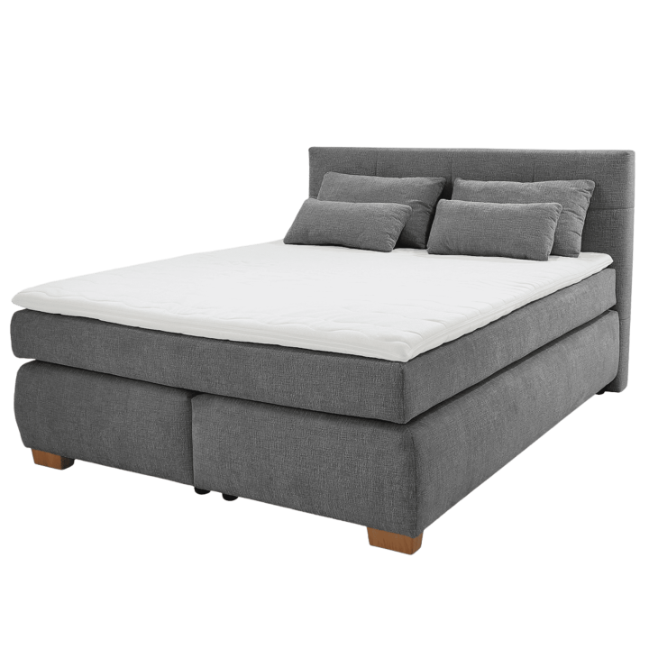 Lit Boxspring Ulla 180x 200 cm Gris