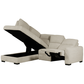 Salon d'angle gauche Maeve ivory