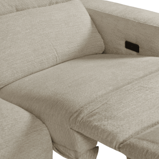 Salon d'angle gauche Maeve ivory
