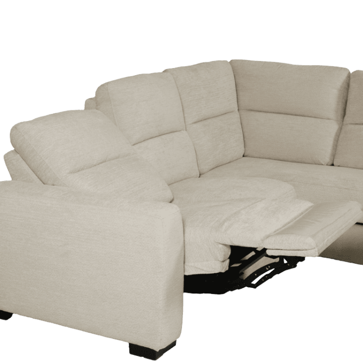 Salon d'angle droit Maeve Ivory