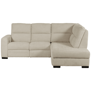 Salon d'angle droit Maeve Ivory