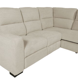 Salon d'angle droit Maeve Ivory