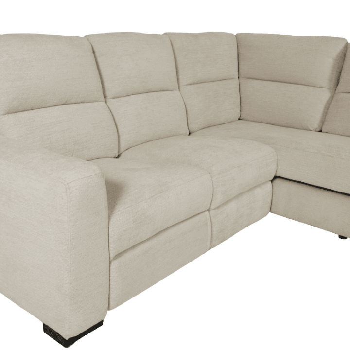 Salon d'angle droit Maeve Ivory