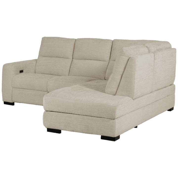 Salon d'angle droit Maeve Ivory