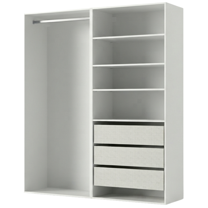 Dressing Casa 180 cm blanc