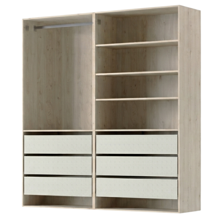 Dressing Casa 180 cm Chêne hickory