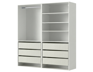 Dressing Casa 180 cm blanc