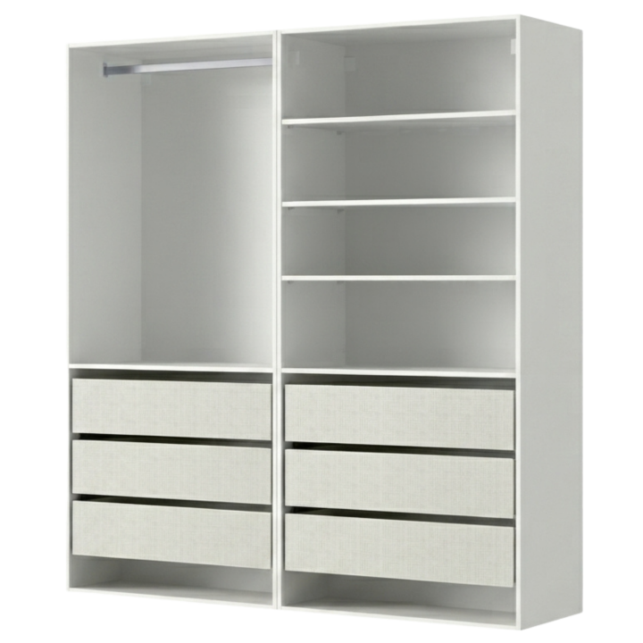 Dressing Casa 180 cm blanc