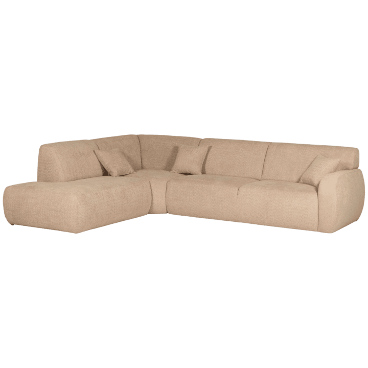 Salon d'angle Omaha beige