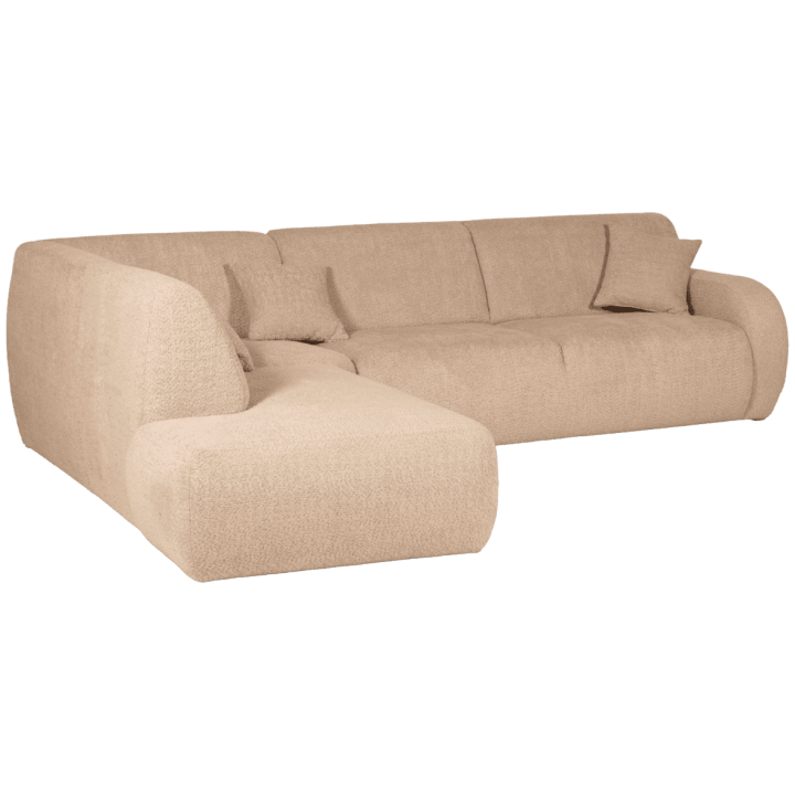 Salon d'angle Omaha beige