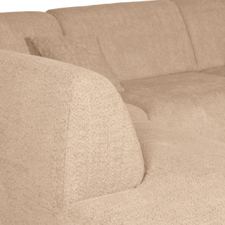 Salon d'angle Omaha beige