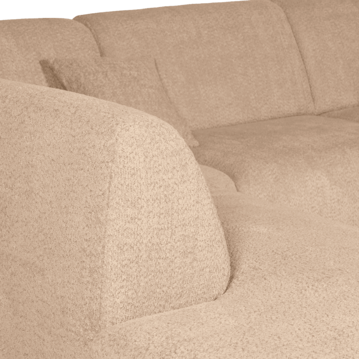 Salon d'angle Omaha beige