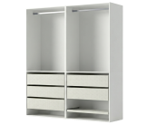 Dressing Casa 180 cm Blanc