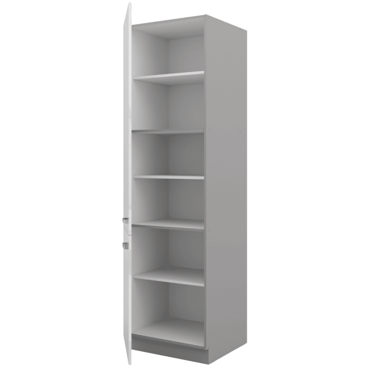 Colonne 2 portes rangement 60 cm Bianka