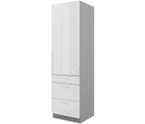 Colonne 3 tiroirs Frigo 60 cm Bianka
