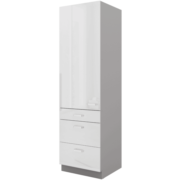 Colonne 3 tiroirs Frigo 60 cm Bianka
