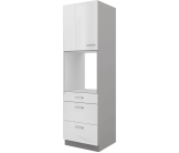 Colonne 3 tiroirs 1 porte four 60 cm bianka