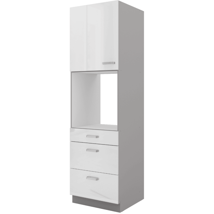 Colonne 3 tiroirs 1 porte four 60 cm bianka