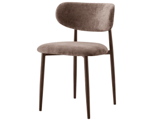 Chaise Nono Sable et Noyer