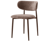 Chaise Nono Sable et Noyer