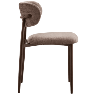 Chaise Nono Sable et Noyer