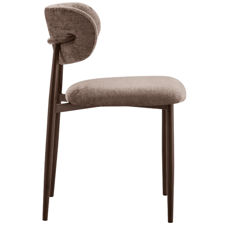 Chaise Nono Sable et Noyer