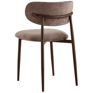 Chaise Nono Sable et Noyer