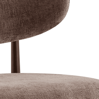 Chaise Nono Sable et Noyer