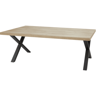 Table rectangulaire 230 cm Rico pied X