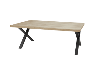 Table rectangulaire 230 cm Rico pied X