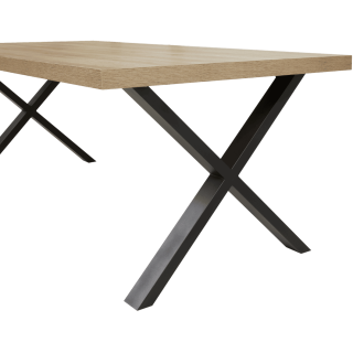 Table rectangulaire 230 cm Rico pied X